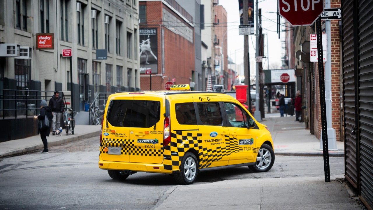 Ford Transit Connect Hybrid taxi prototype