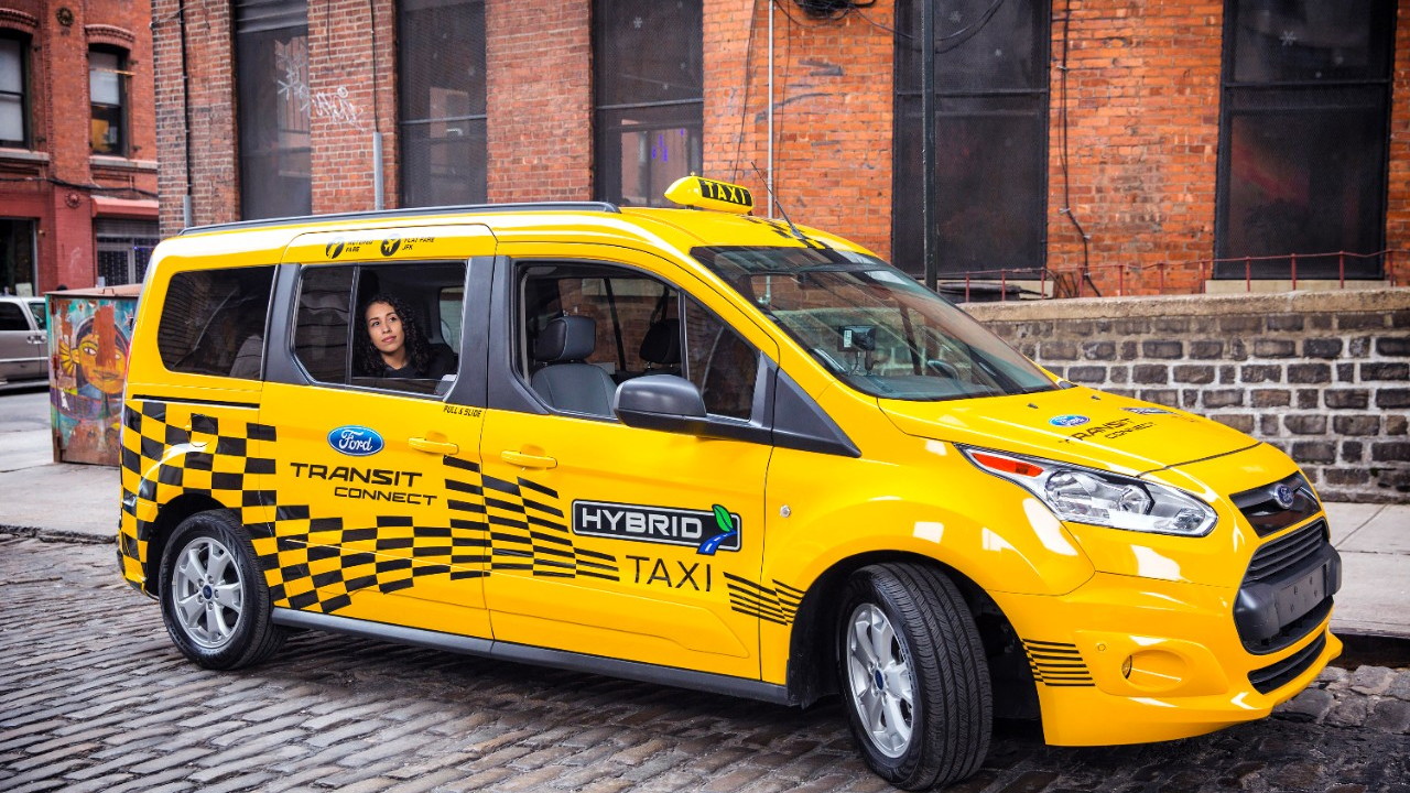 Ford Transit Connect Hybrid taxi prototype
