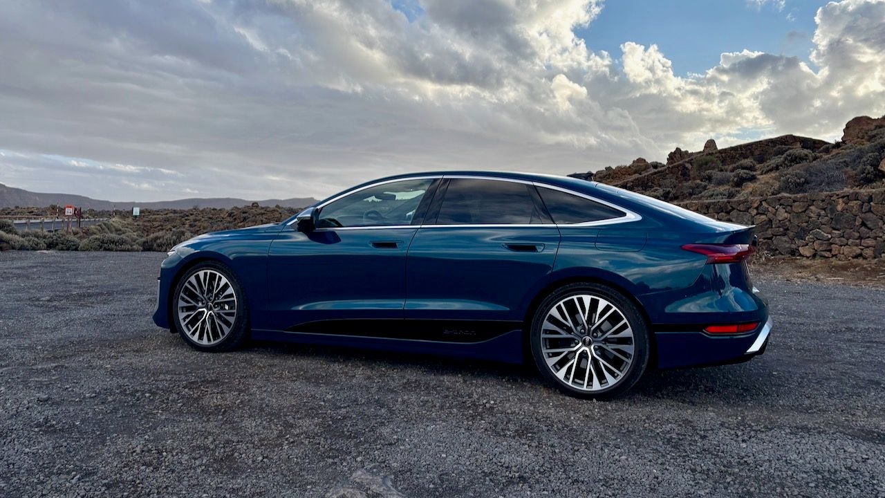 2025 Audi S6 E-Tron test drive review, Tenerife