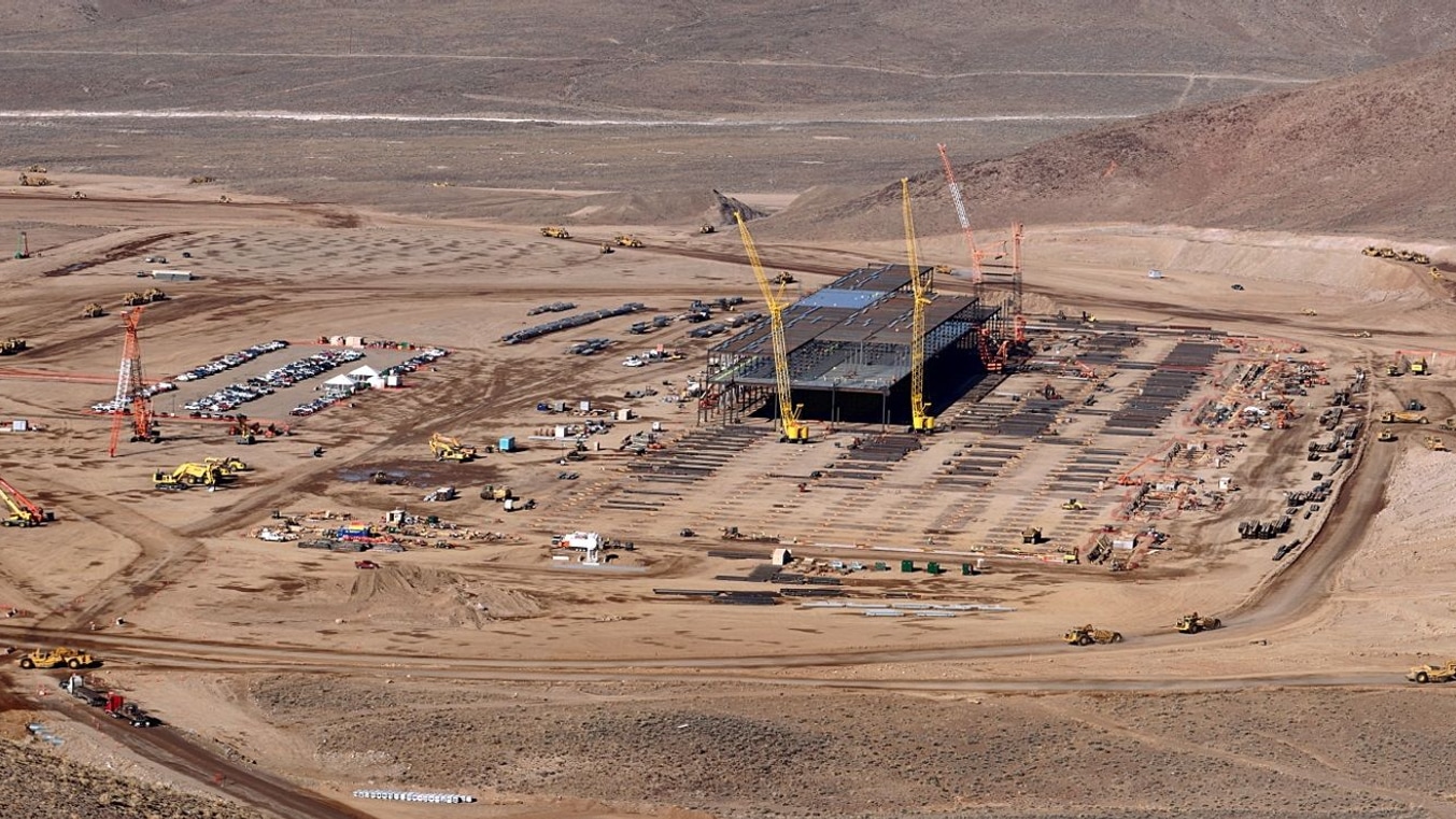 Tesla battery gigafactory site, outside Reno, Nevada, Jan 6, 2015  [photo: Bob Tregilus]
