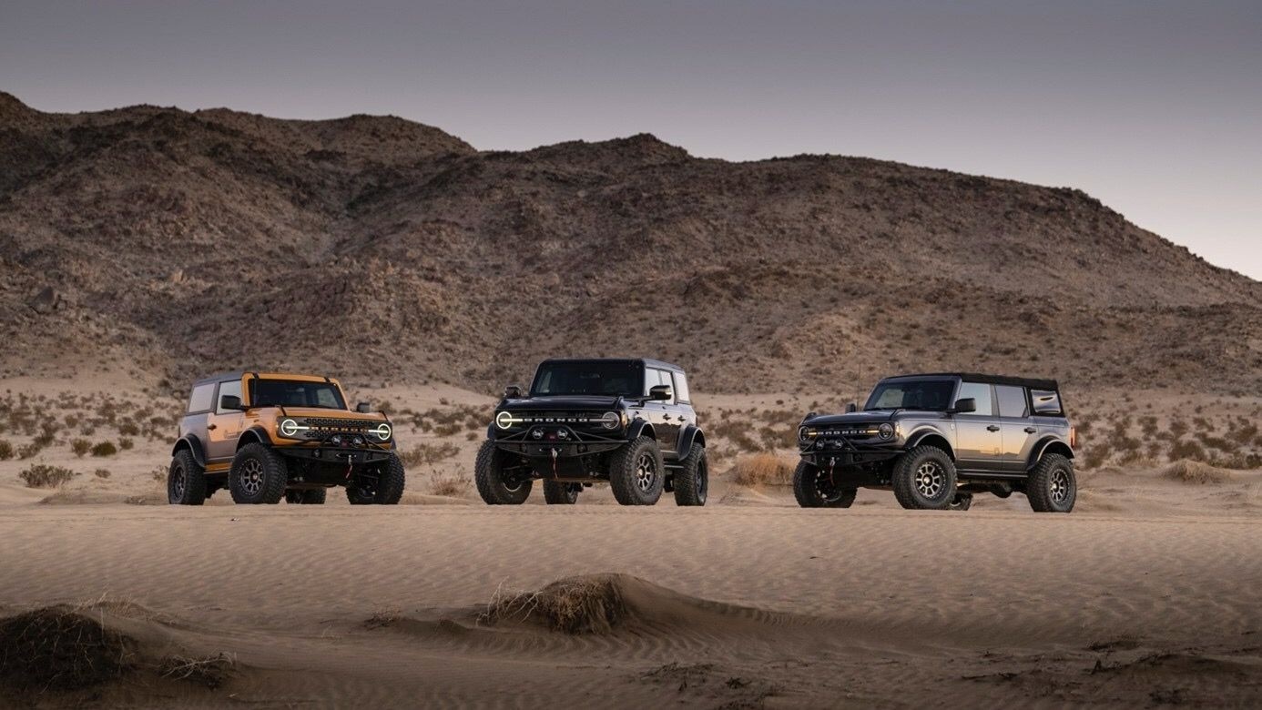 Fox Factory Performance Vehicle Development Ford Bronco King of the Hammers edition