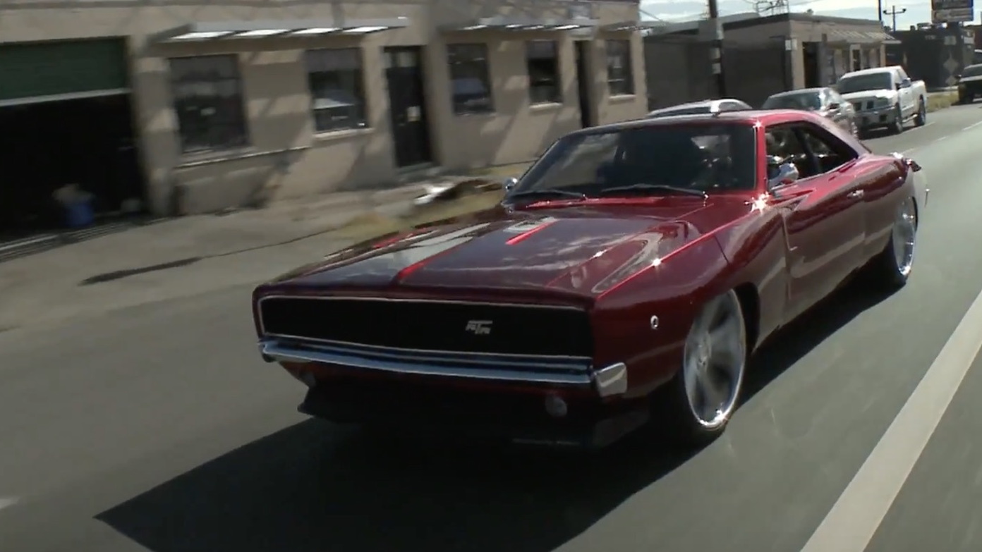 Custom 1968 Dodge Charger Rtr Visits Jay Leno S Garage From