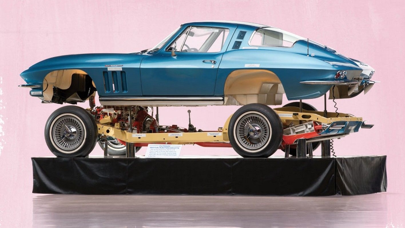 1965 Chevrolet Corvette cutaway Motorama display. Photo via RM Auctions. 