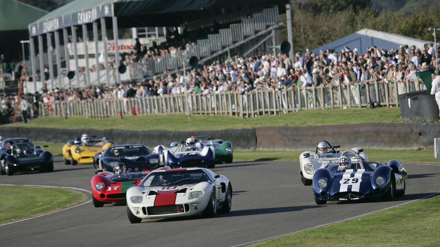 The Ford GT40 on track