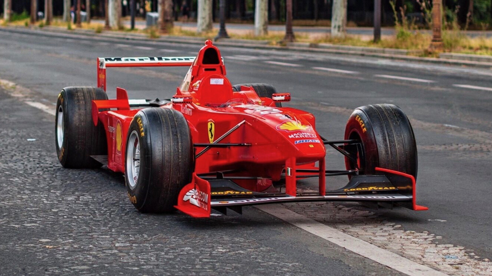 1998 Ferrari F300 chassis 187 driven by Michael Schumacher (photo via RM Sotheby's)