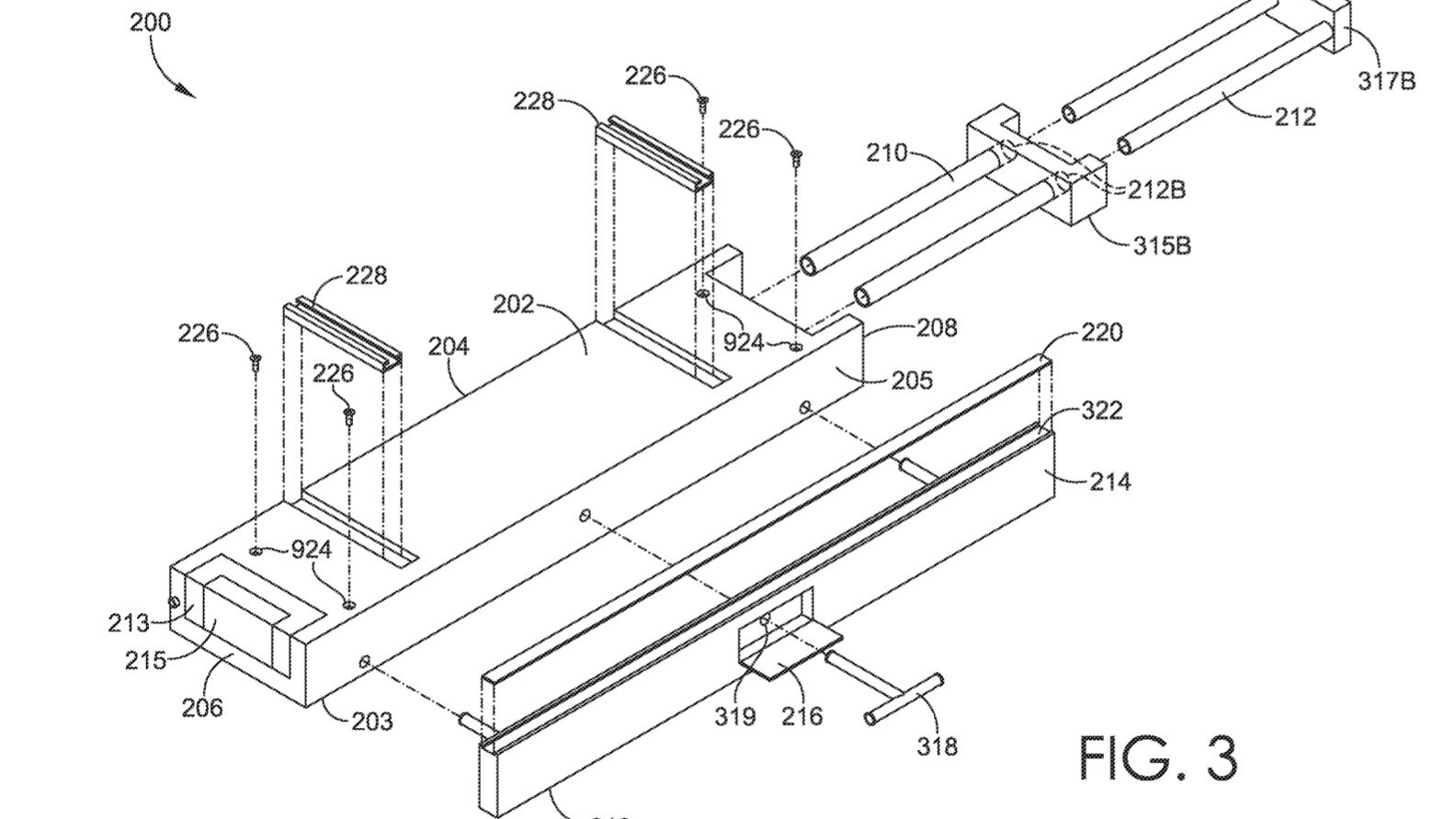 Rivian tailgate workbench patent image