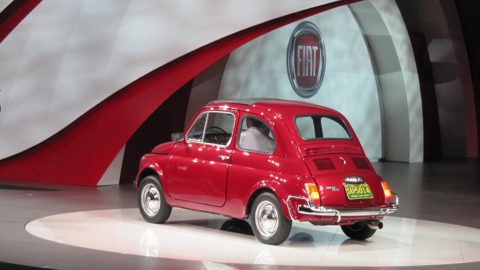 2011 Fiat 500 launch event at the 2010 Los Angeles Auto Show, November 2010