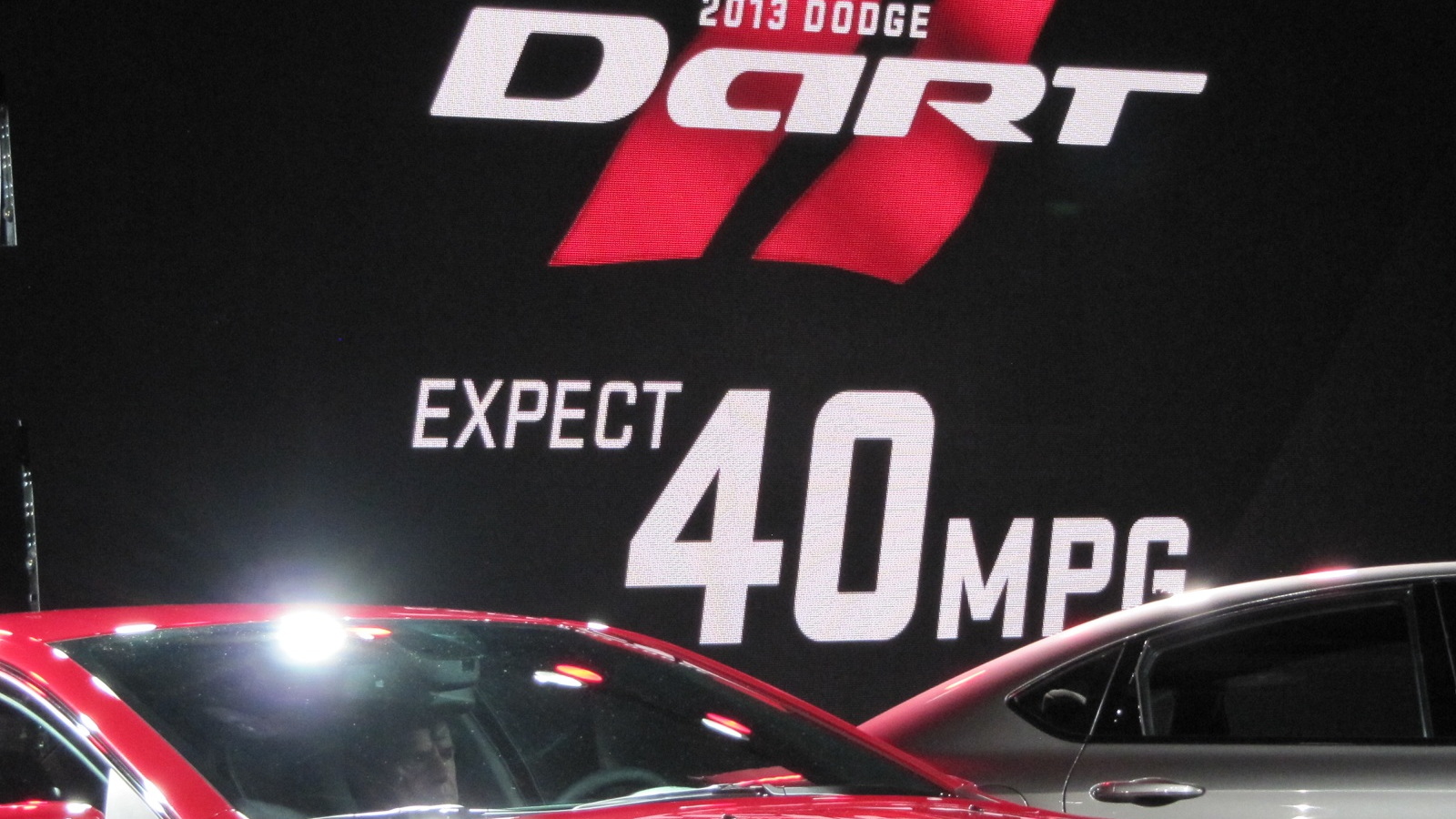 2013 Dodge Dart launch at Detroit Auto Show, Jan 2012