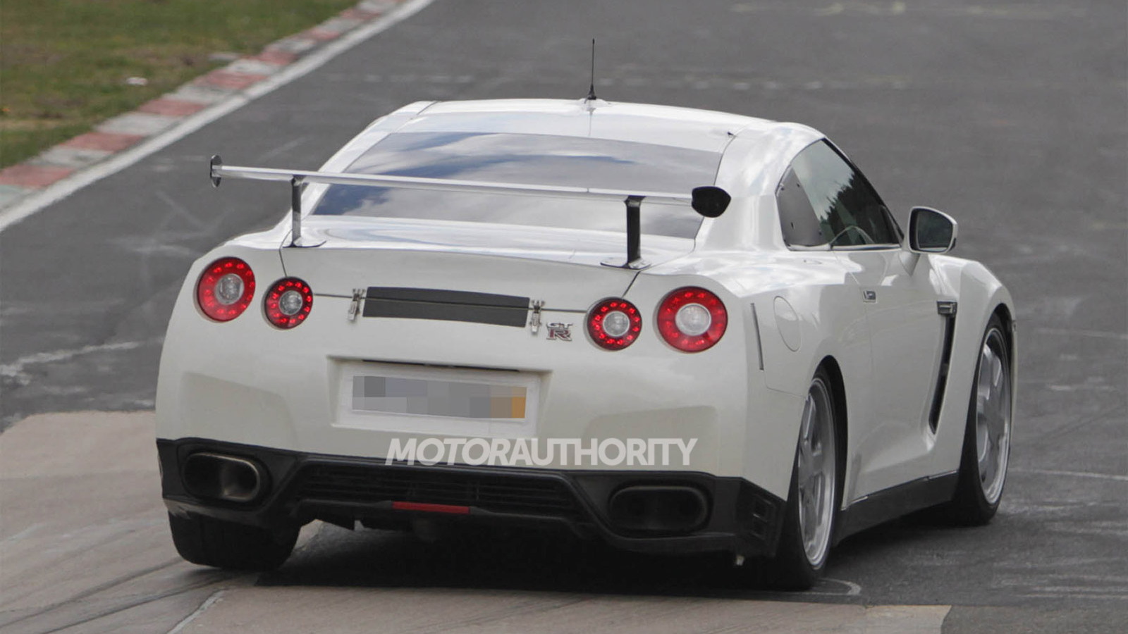 2013 Nissan GT-R Club Track Edition testing at the Nürburgring 