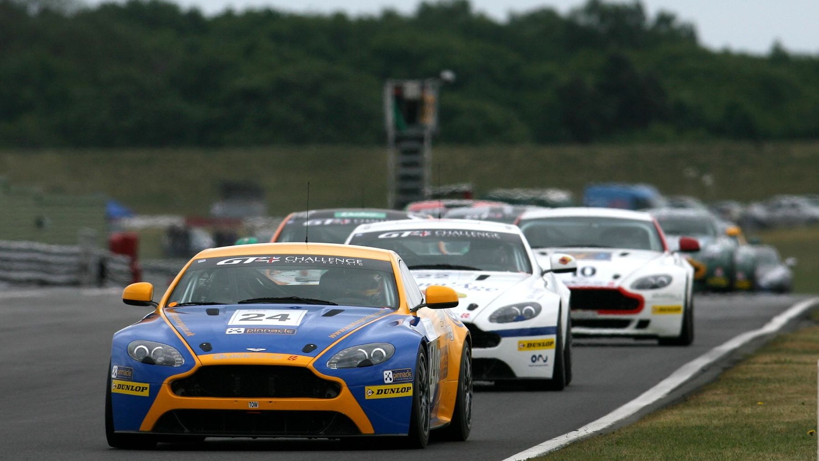 Entrants in the inaugural Aston Martin Racing Festival of Le Mans