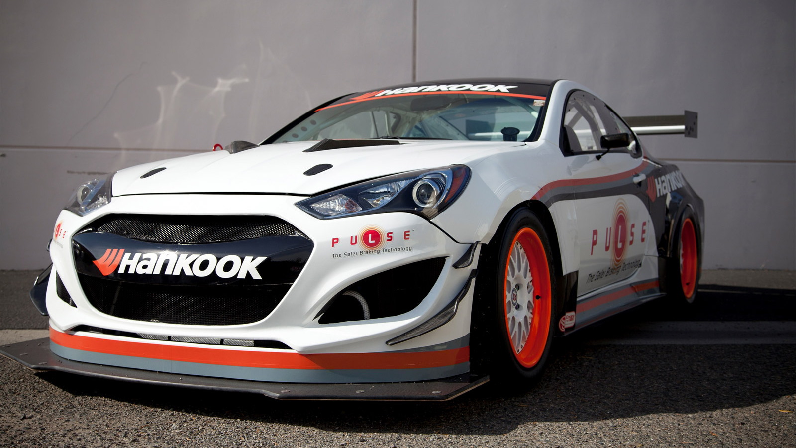 Rhys Millen and his Hyundai Genesis Coupe at the 2012 Pikes Peak Hill Climb
