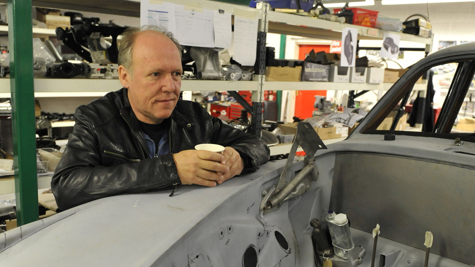 Jaguar design boss Ian Callum at England’s Classic Motor Cars