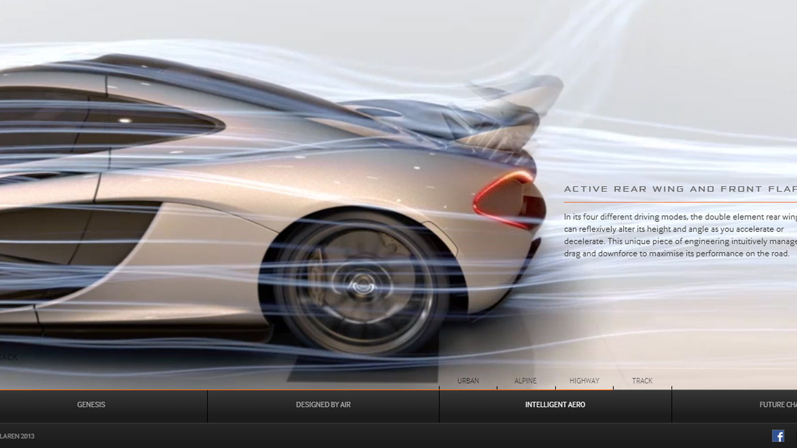 McLaren P1 interactive experience