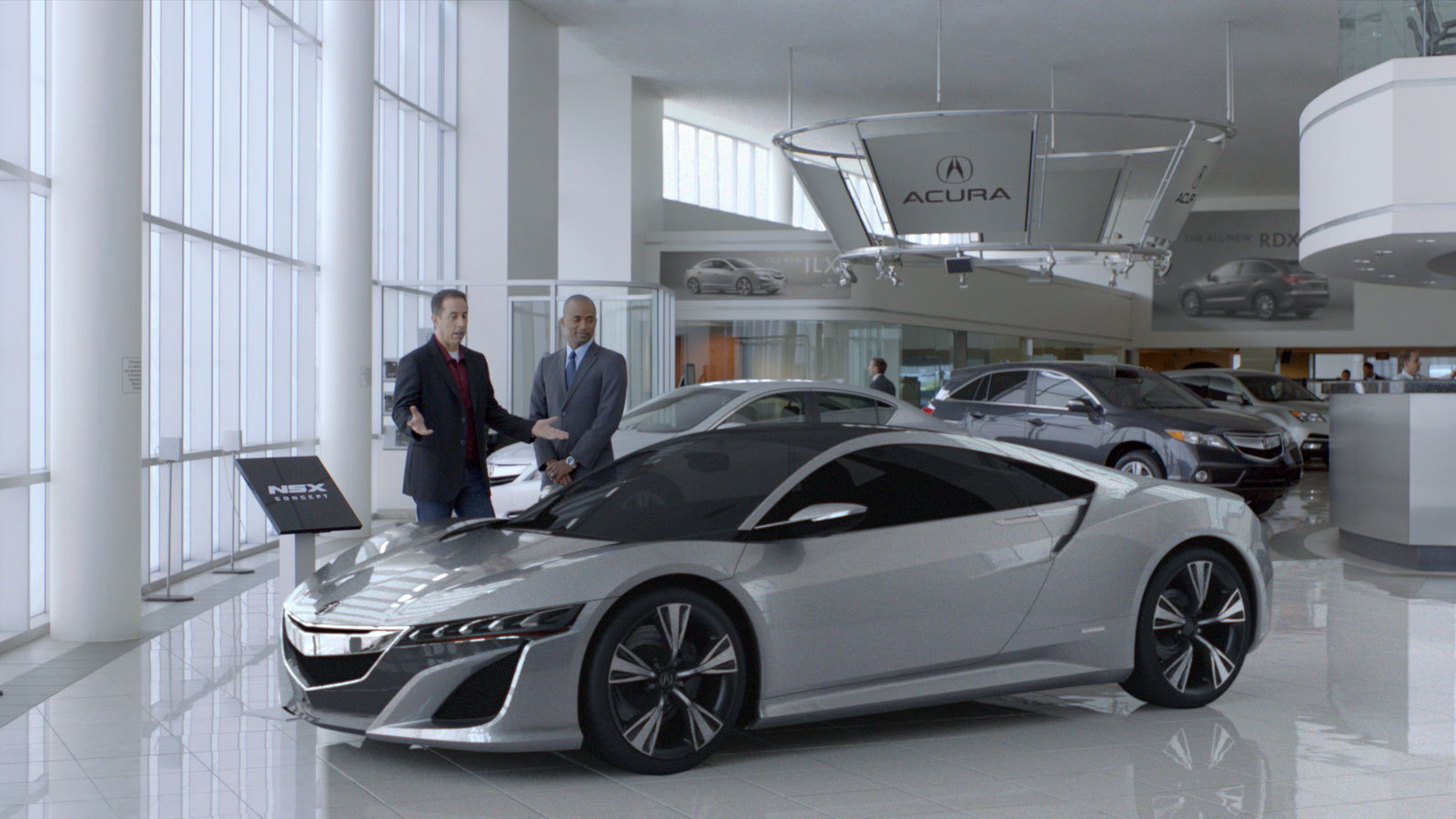Jerry Seinfeld and the Acura NSX concept