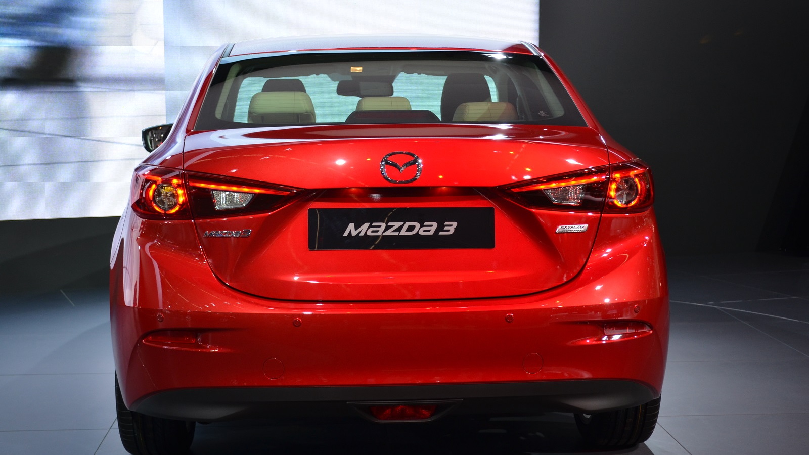 2014 Mazda 3 four-door sedan, 2013 Frankfurt Auto Show  [photo: IndianAutosBlog]