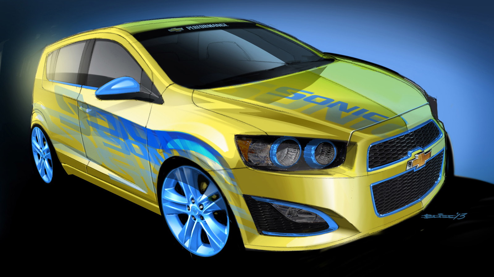 Chevrolet Sonic RS concept, 2013 SEMA