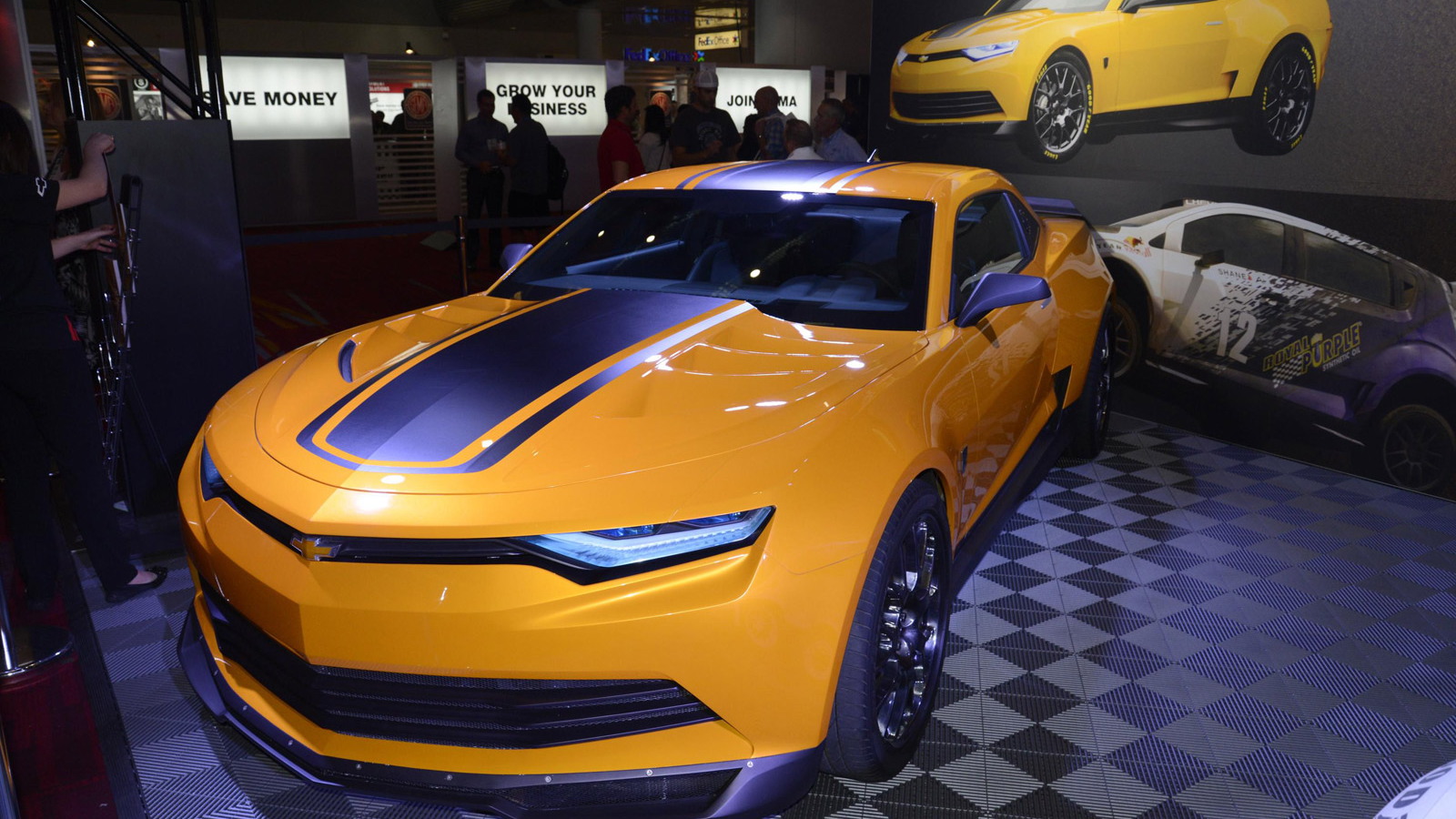 Bumblebee’s new Chevrolet Camaro concept from Transformers 4, 2013 SEMA Show