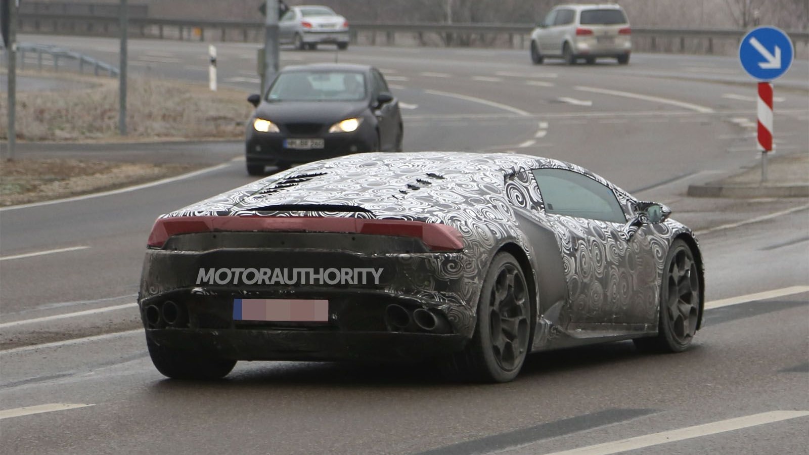 2015 Lamborghini Huracan (Gallardo replacement) spy shots