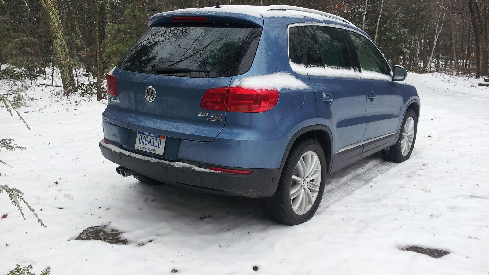 Volkswagen Tiguan TDI (European model), Catskill Mountains, NY, Dec 2013