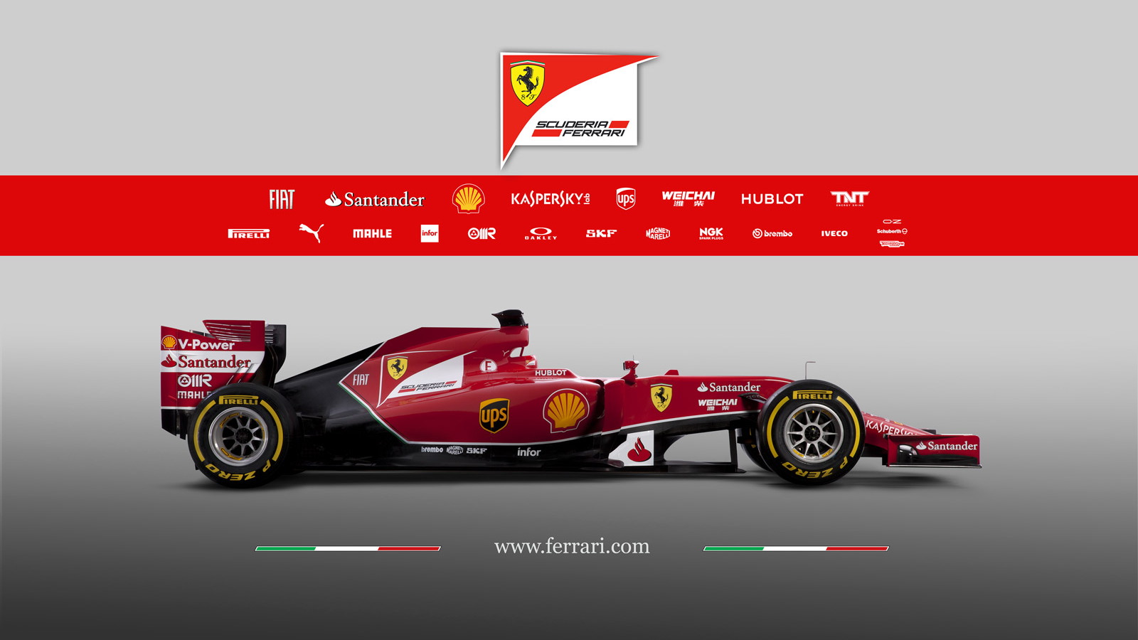 Ferrari's F14 T 2014 Formula One car