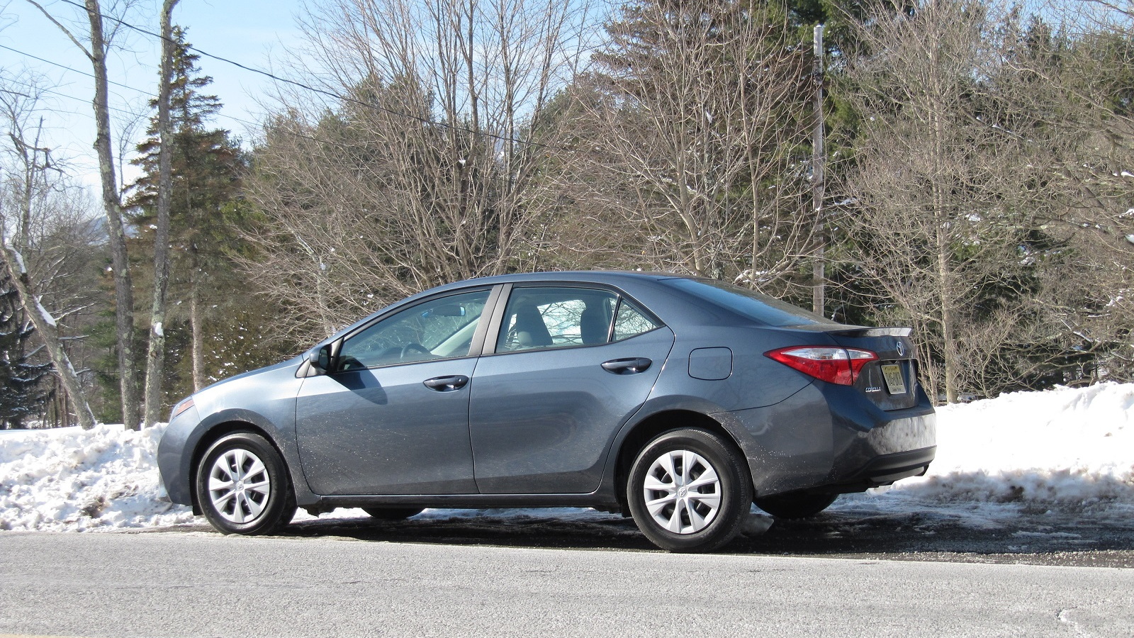 2014 Toyota Corolla LE Eco, Catskill Mountains, NY, Feb 2014