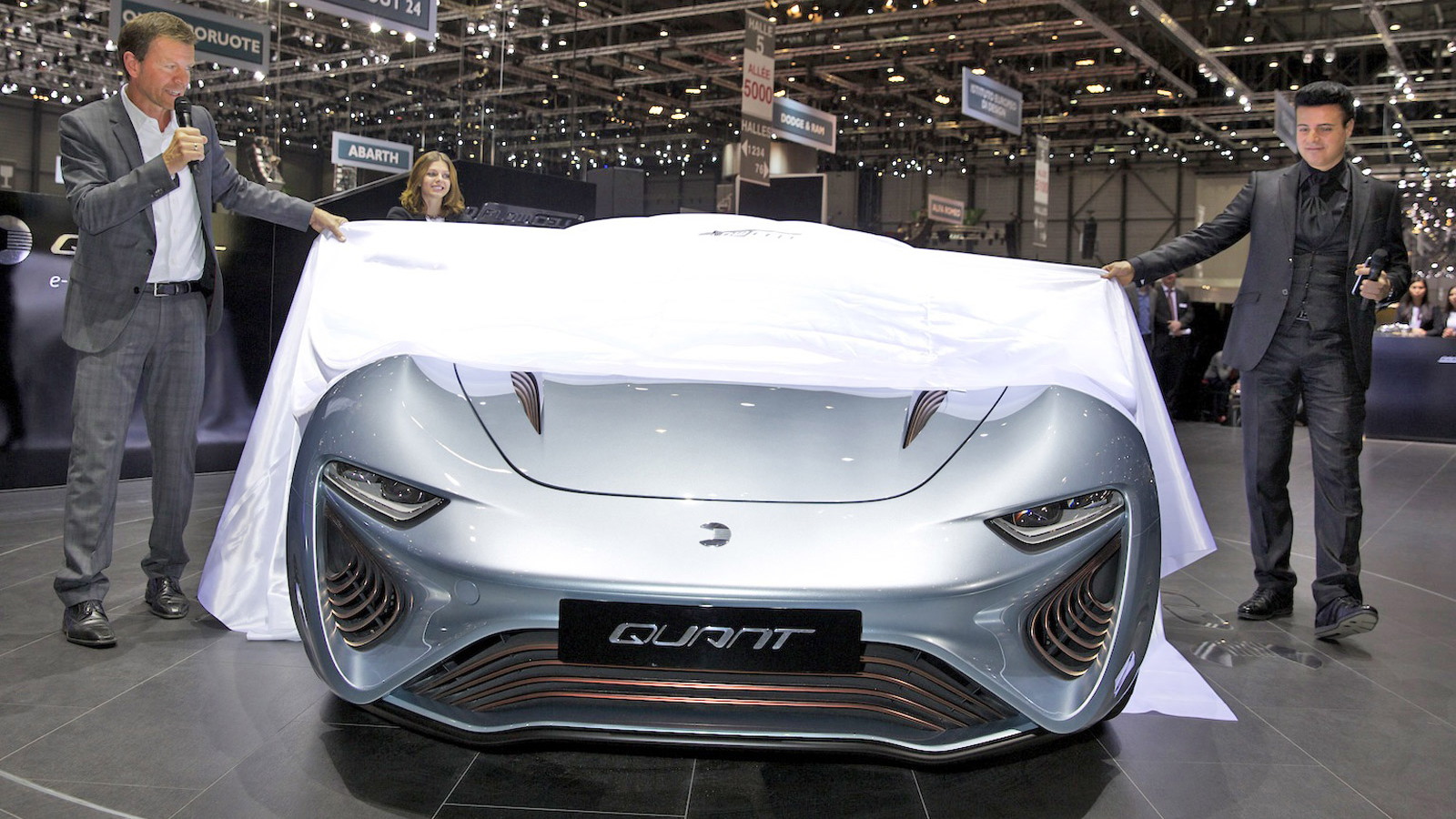 nanoFLOWCELL Quant e-Sportlimousine concept, 2014 Geneva Motor Show