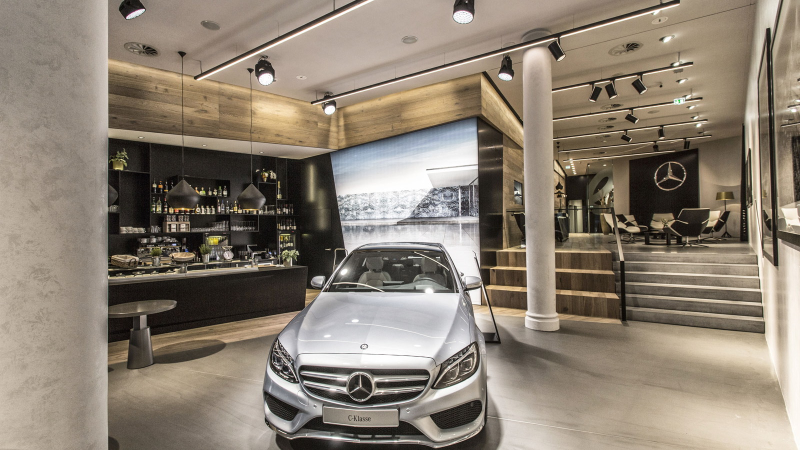 Mercedes me brand store in Hamburg, Germany