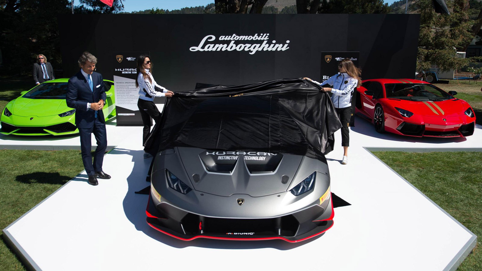 2015 Lamborghini Huracán LP 620-2 Super Trofeo race car