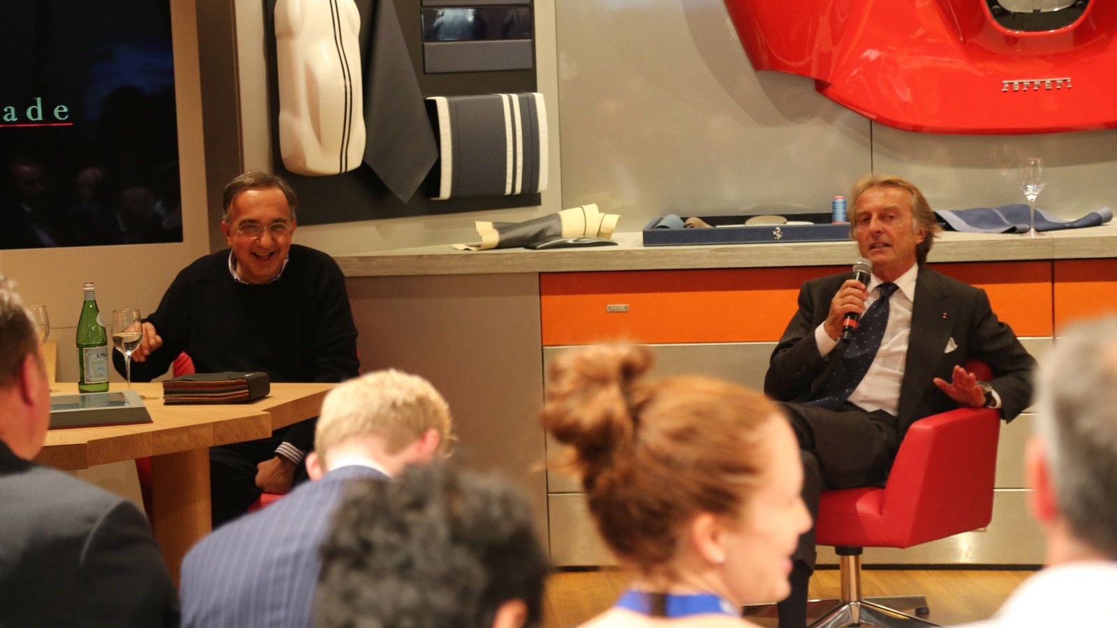 Sergio Marchionne (left) and Luca di Montezemolo