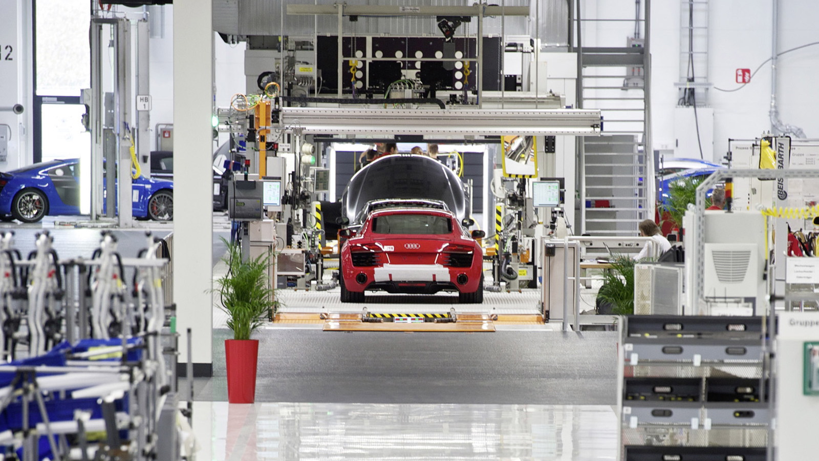 Audi R8 production