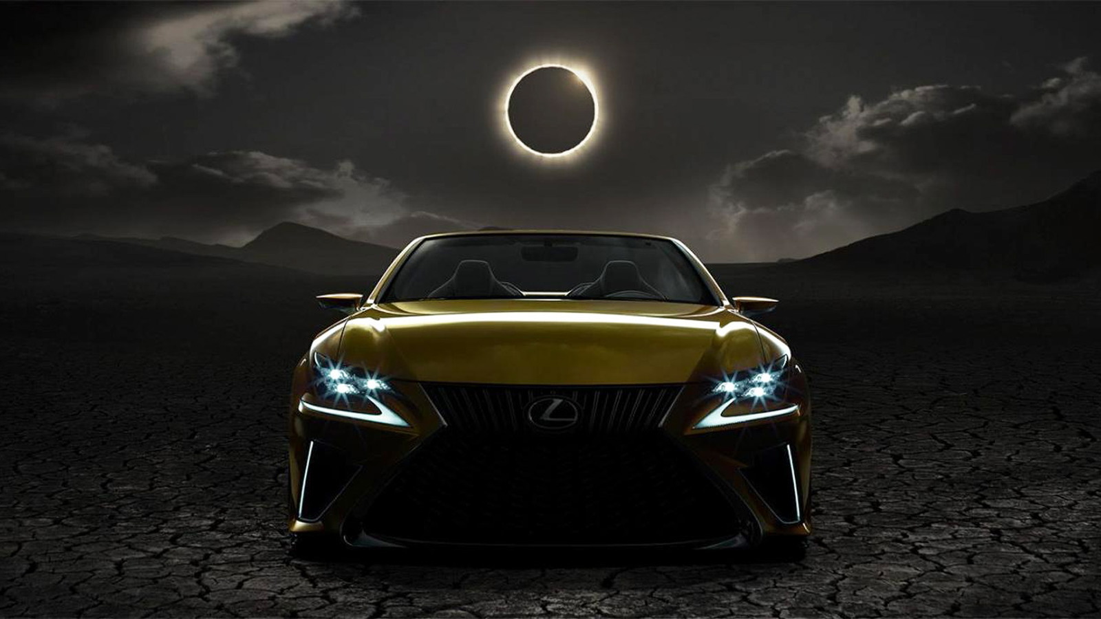 Teaser for Lexus LF-C2 concept debuting at the 2014 Los Angeles Auto Show