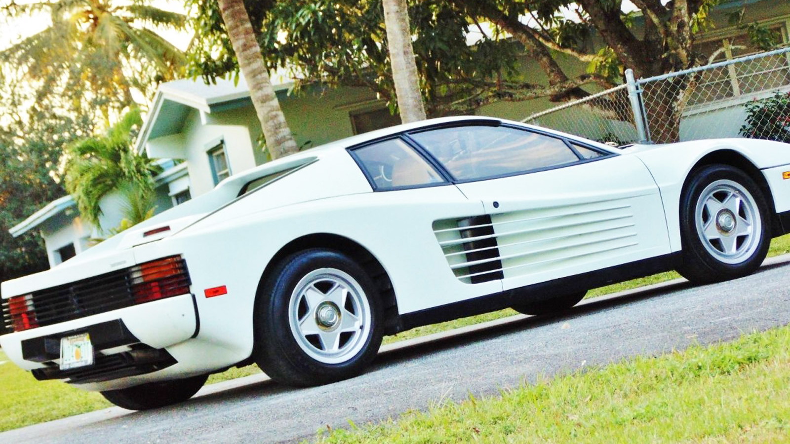 1986 Ferrari Testarossa from ‘Miami Vice’ - Image via eBay Motors