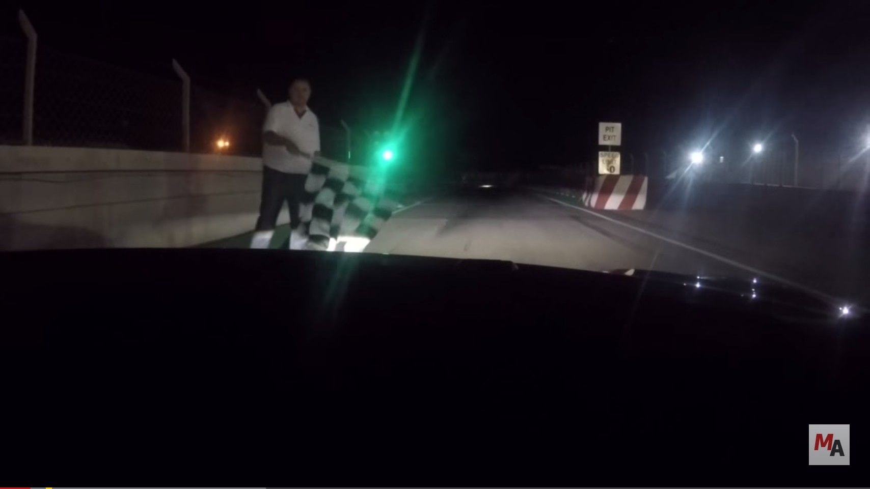 A Semi-Terrifying Night Lap in the 2017 Audi R8 