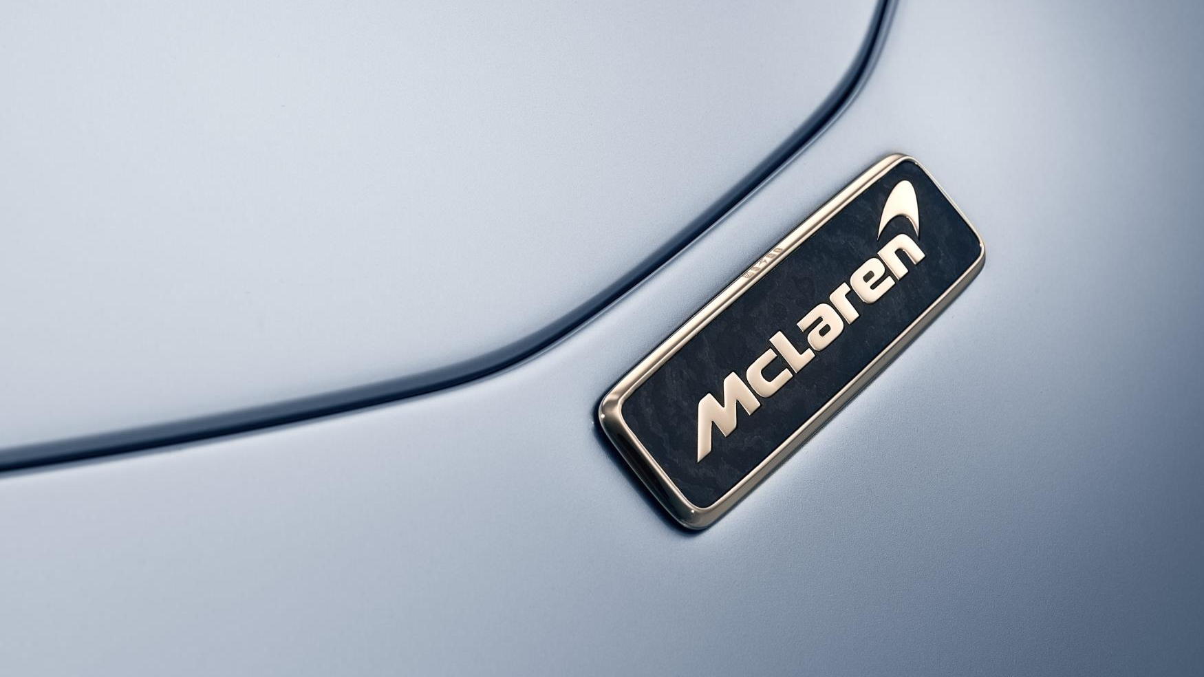 Custom badges on the McLaren Speedtail