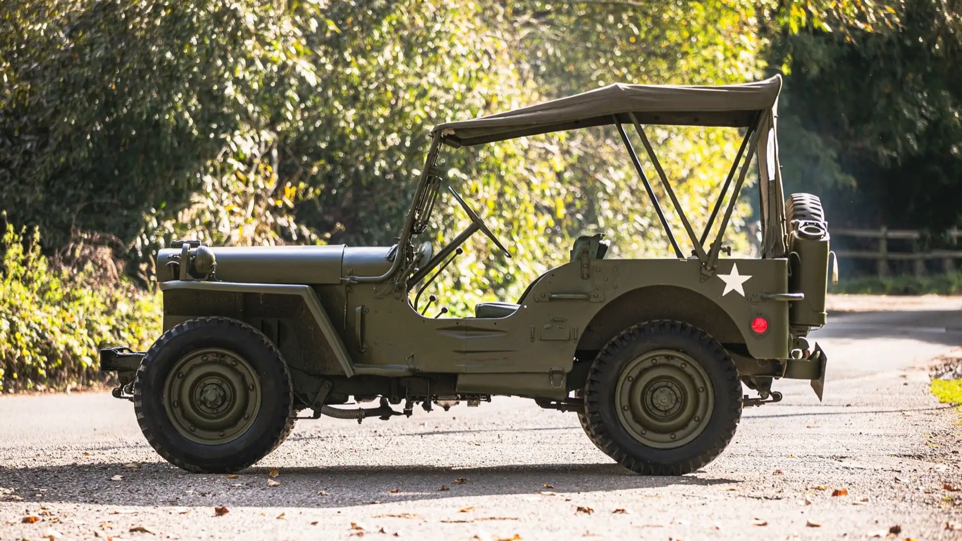 1944 Willys Jeep from "Saving Private Ryan" (photo via Iconic Auctioneers)