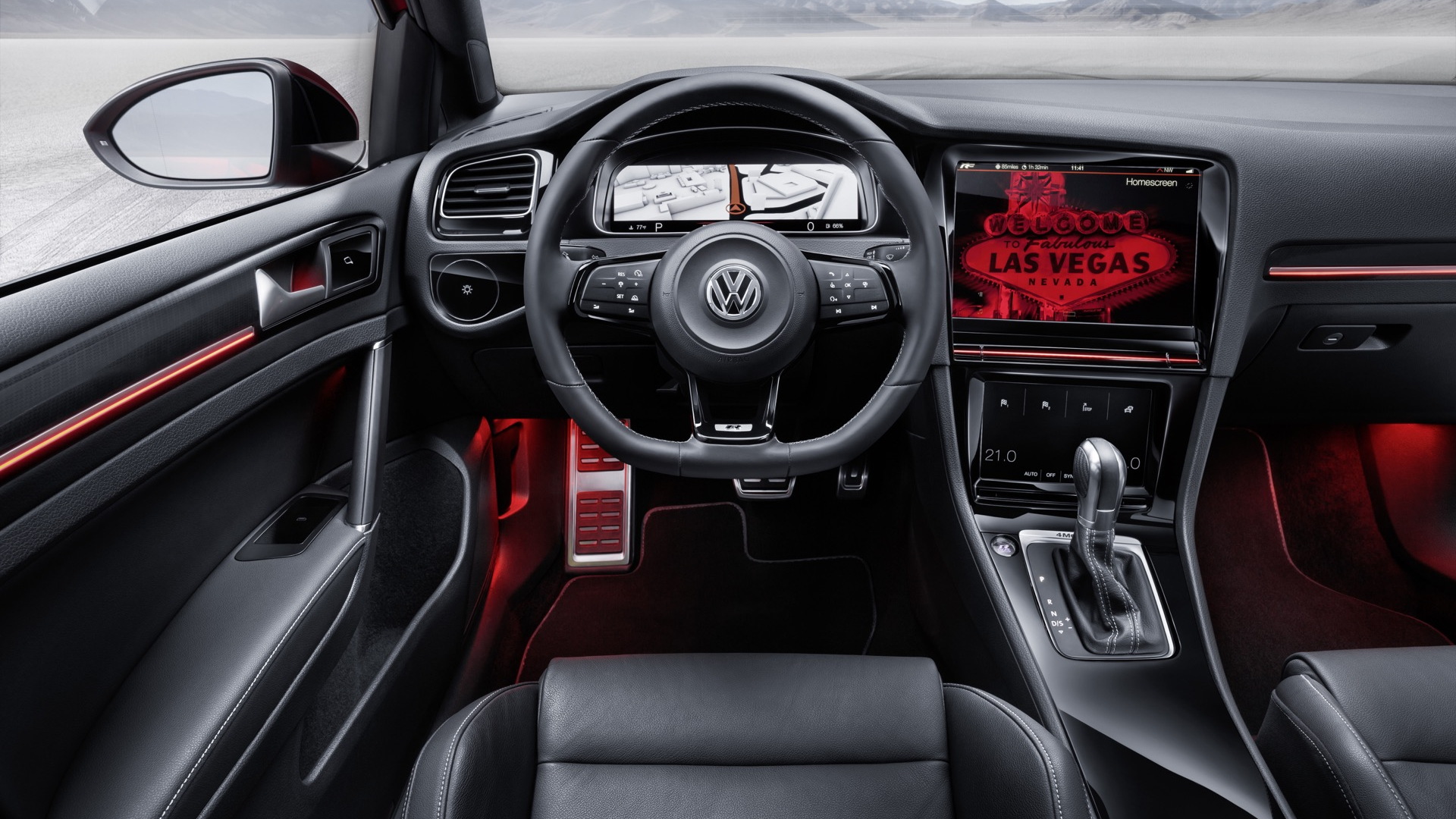 Volkswagen Golf R Touch concept, 2015 Consumer Electronics Show