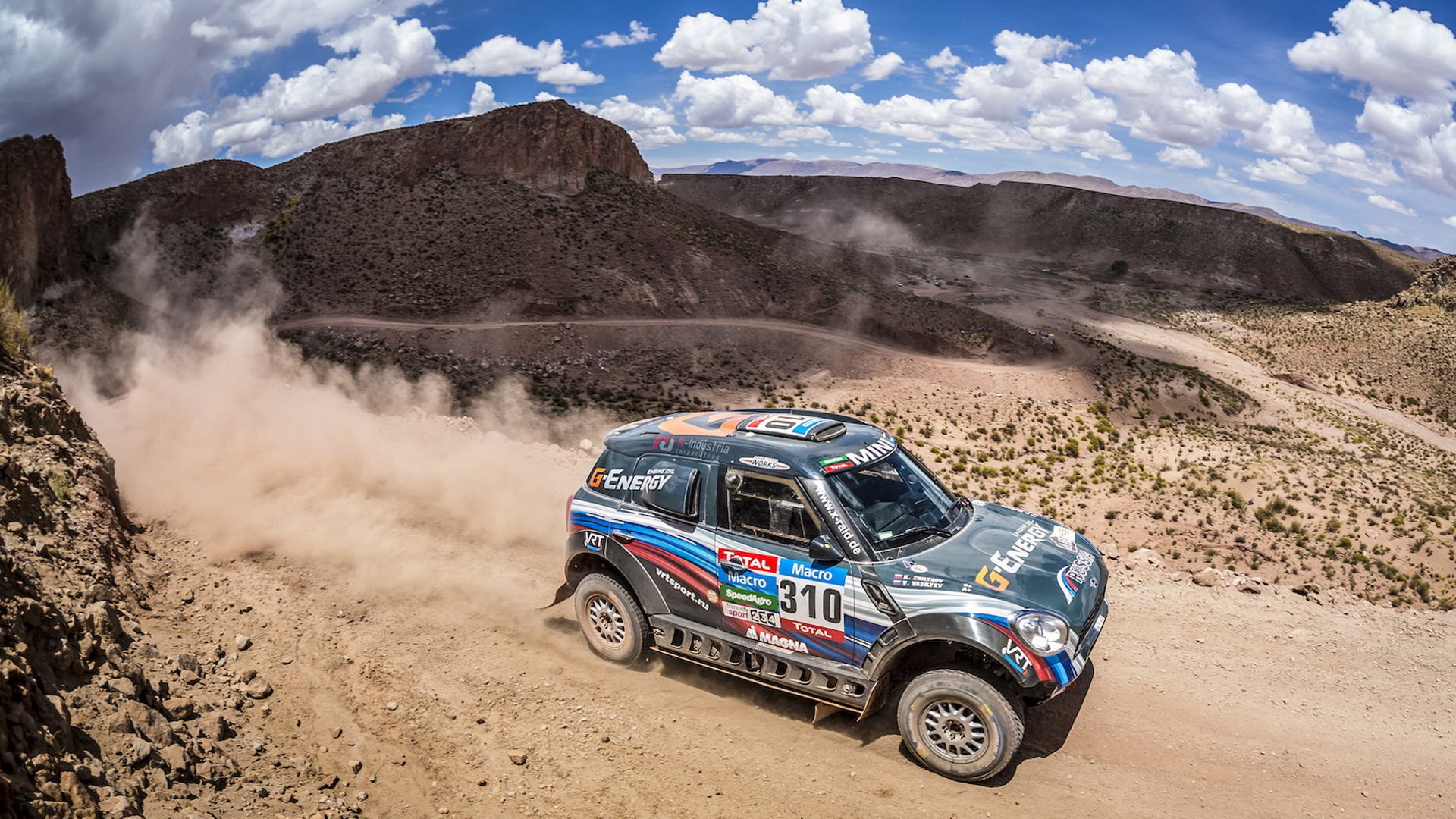 X-Raid Team MINI ALL4 Racing at the 2015 Dakar Rally