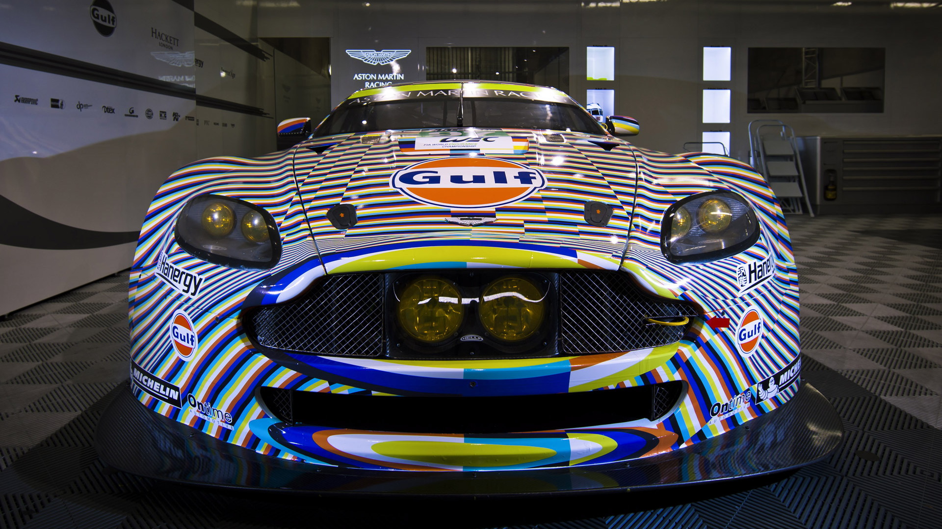 2015 Aston Martin Vantage GTE art car by Tobias Rahberger