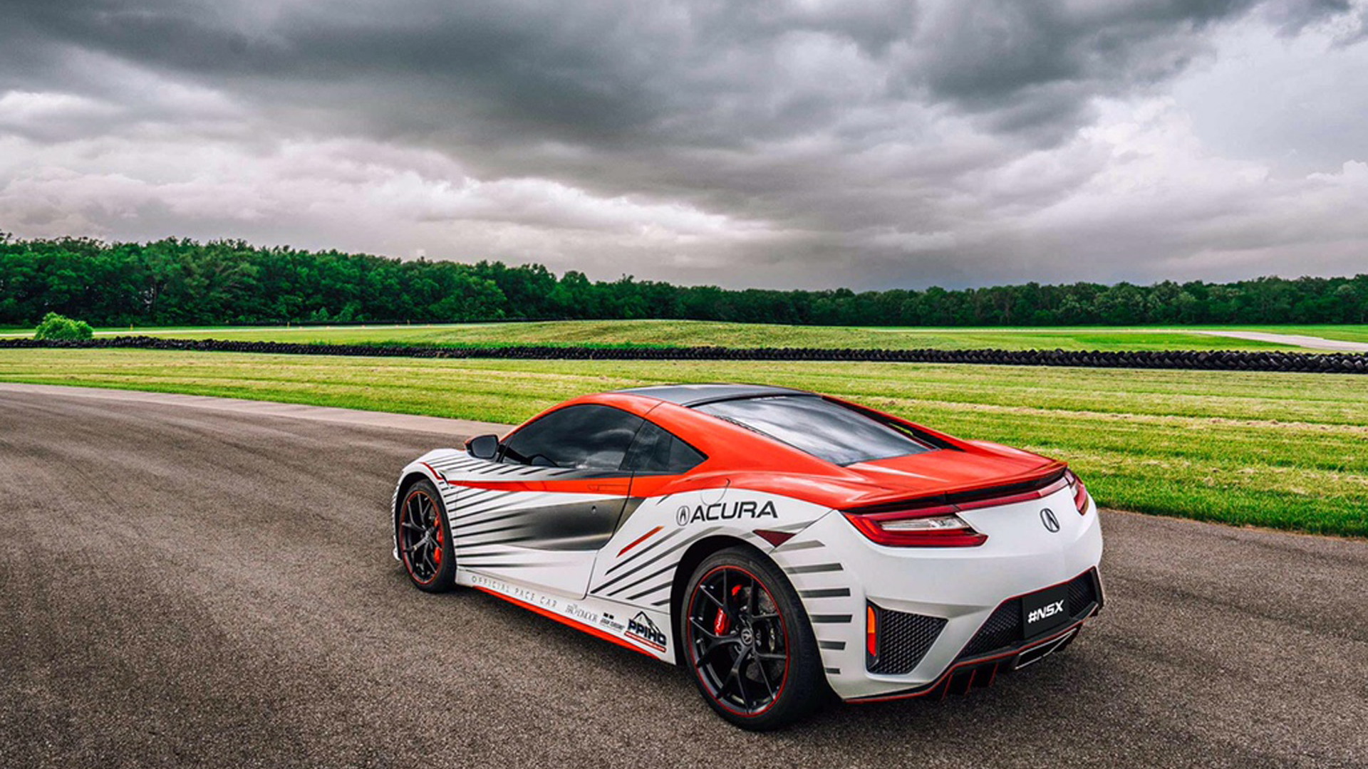 Acura NSX pace car for the 2015 Pikes Peak Hill Climb