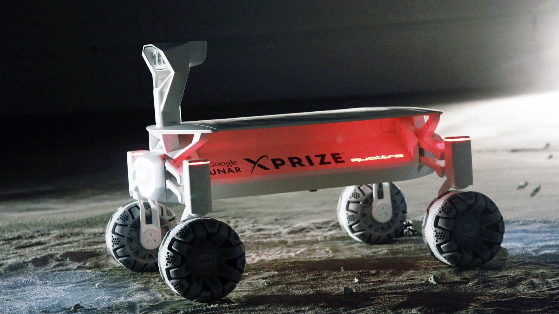 Audi Lunar Quattro developed for Google Lunar X Prize