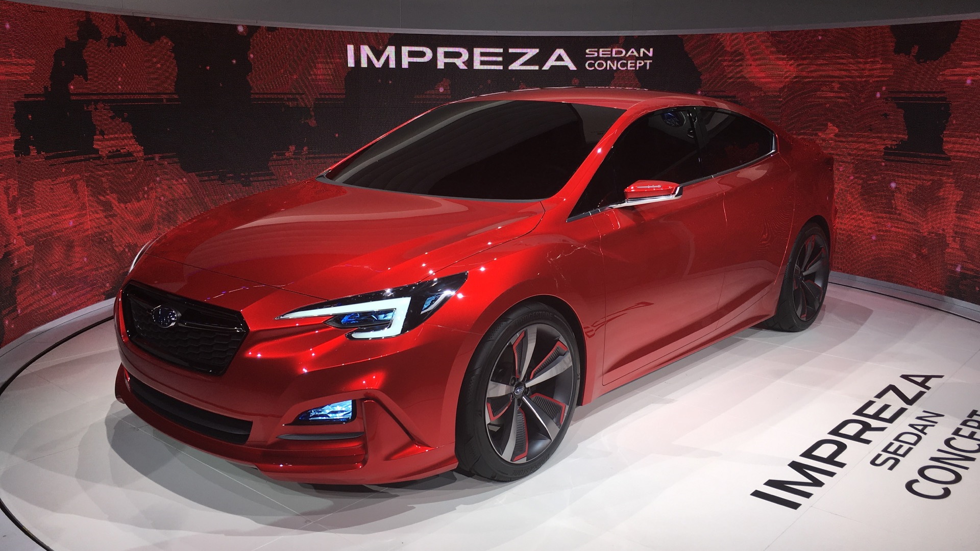 Subaru Impreza Sedan Concept  -  2015 Los Angeles Auto Show live photos