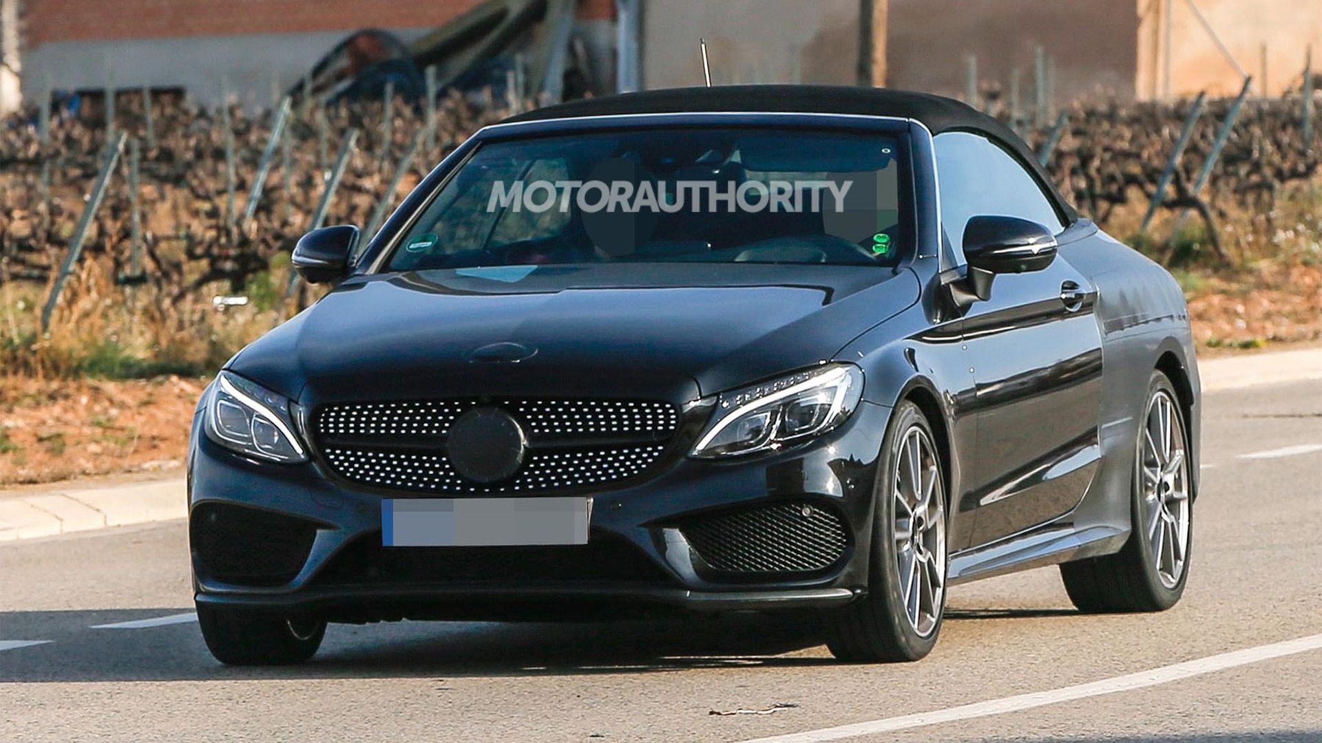 2017 Mercedes-AMG C43 Cabriolet spy shots - Image via S. Baldauf/SB-Medien