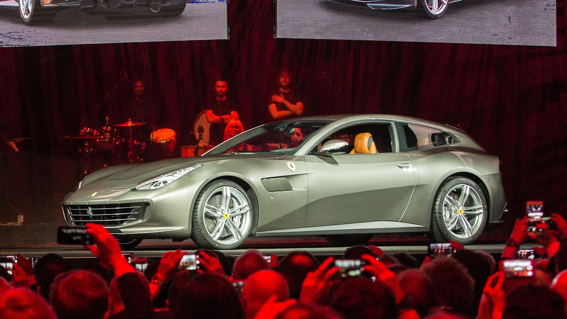 Ferrari GTC4 Lusso launch at Villa Erba, February 15, 2016