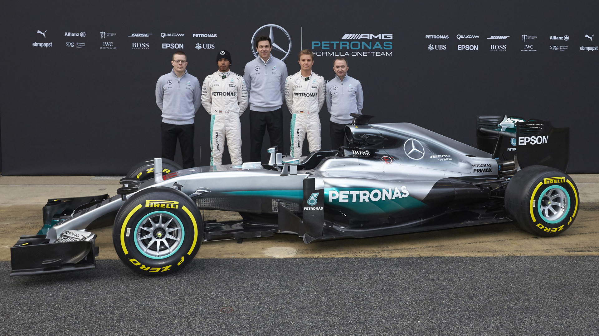 Mercedes AMG W07 Hybrid 2016 Formula One car