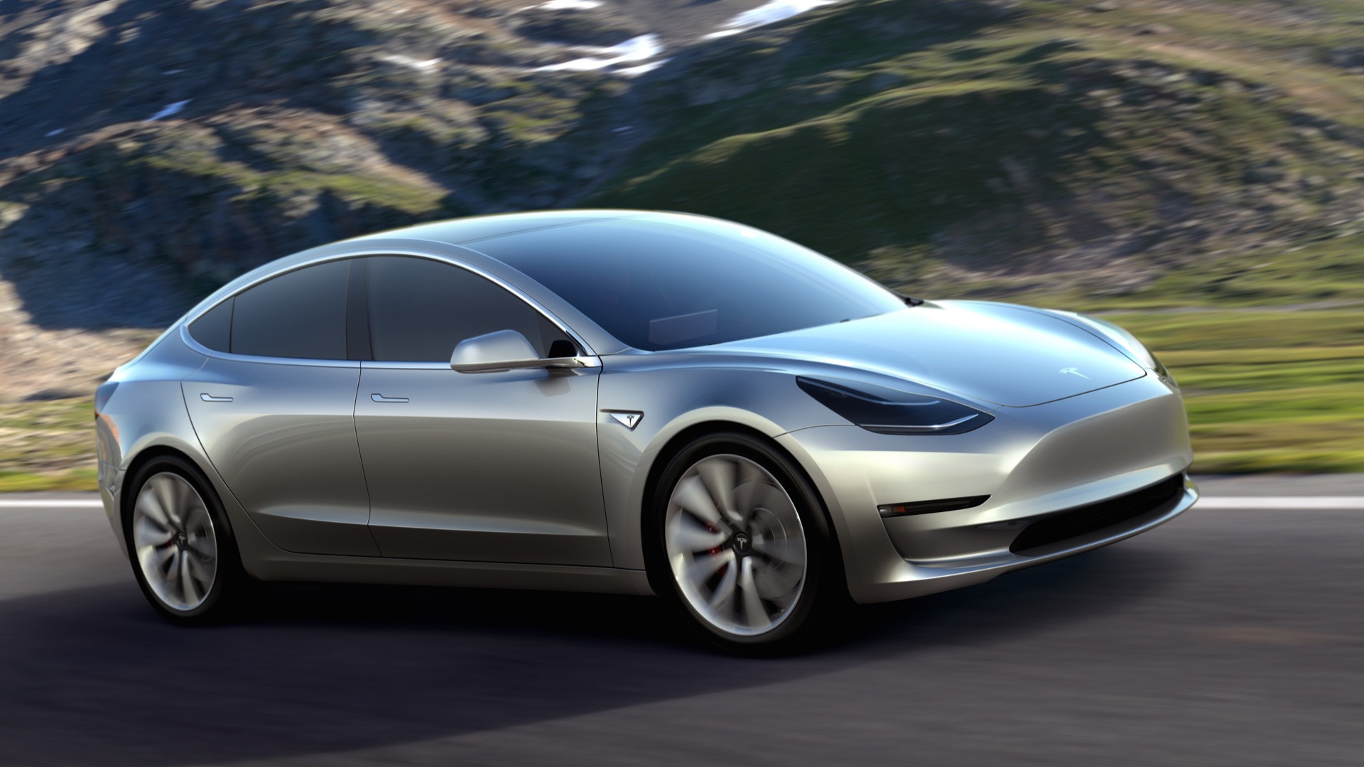 Tesla Model 3 design prototype  -  March 2016