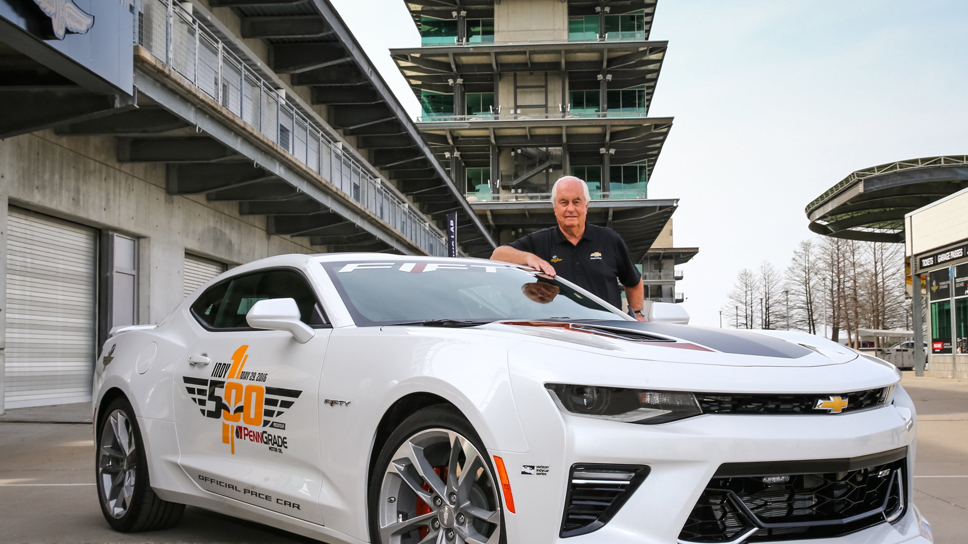 2017 Chevrolet Camaro SS 50th Anniversary Edition pace car for the 2016 Indianapolis 500