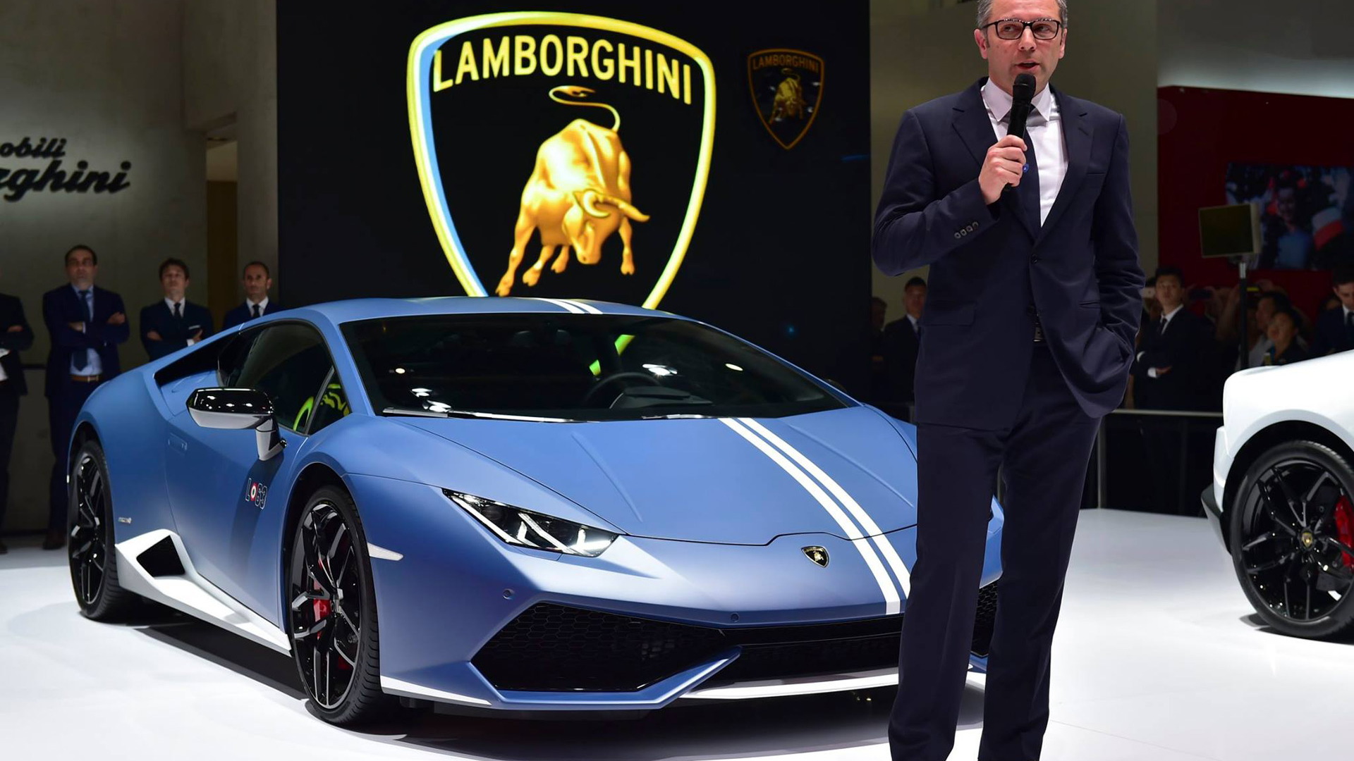 Lamborghini CEO Stefano Domenicali, 2016 Beijing Auto Show