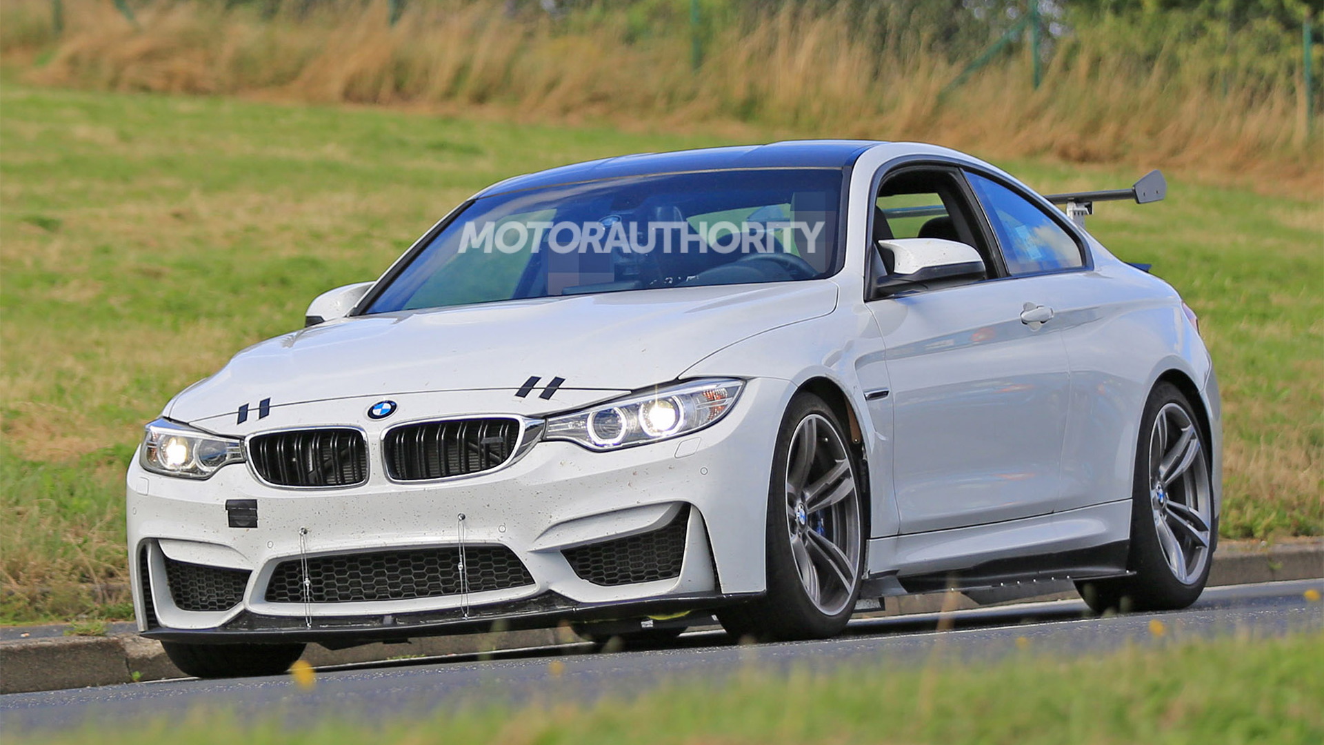 2018 BMW M4 GT4 race car spy shots - Image via S. Baldauf/SB-Medien