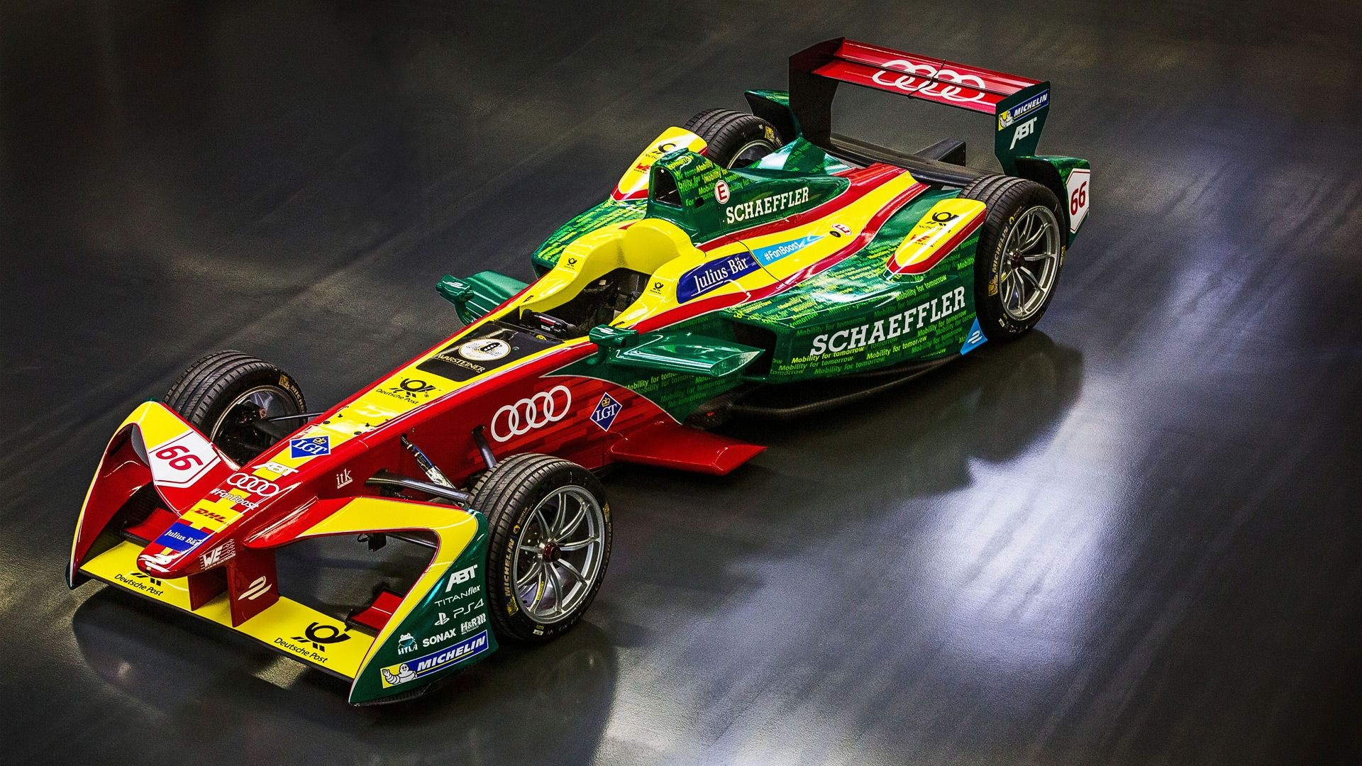 2016/2017 Team ABT Schaeffler Audi Sport Formula E race car