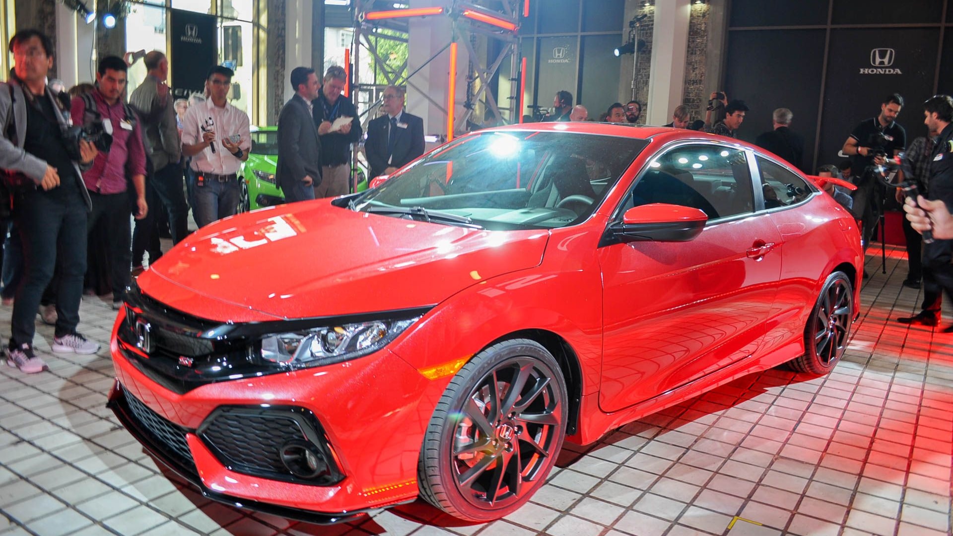 2017 Honda Civic Si Coupe prototype, 2016 Los Angeles auto show